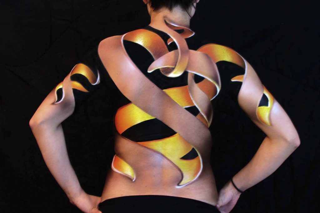 Bodypaint efecto 3D
