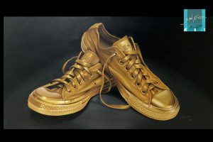 Converse tenis Oleo obre lienzo