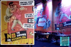 Mural discoteca bar